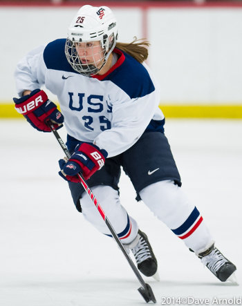 Alex Carpenter, who scored 427 points in 100 games for Governor's Academy, helped the U.S. Women's Olympic Team to a 5-2 exhibition win over the St. S