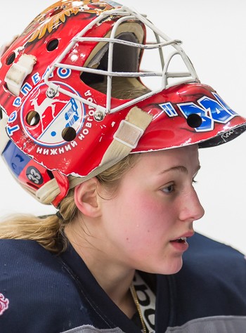 Kent Sr. G Alyson Baldwin was outstanding (31 saves) in semifinal loss to Nobles.