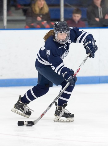 Nobles junior F Becca Gilmore had 3 points (1g, 2a) in the title game -- and was named tournament MVP.