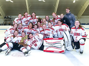 St. George's won the Div. II girls prep championship game with a 3-2 win over Brooks.