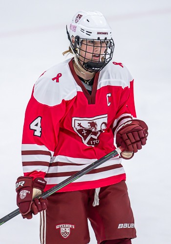 Gov's senior captain Resse Pascucci (#4)  scored the first two Governor's goals and sophomore goaltender Elizabeth Luong stopped 29 of 30 shots in a 4