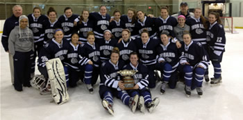 Nobles, after blanking Choate 4-0 in championship game, celebrates yet another NEPSGIHA title.