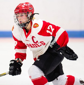 St. Paul's senior F Bridget Carey had the game-winner vs. Nobles and a hat trick in the championship game win over Pomfret.