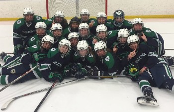 Williston-Northampton celebrates after edging BB&N 1-0 in the 2016 Winchendon Invitational Championship Game.