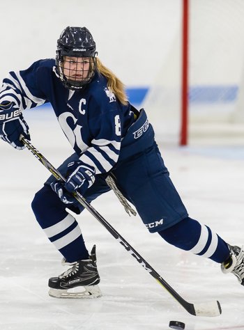 St. Mark's senior Lindsey Dumond at the Harrington Tournament. 