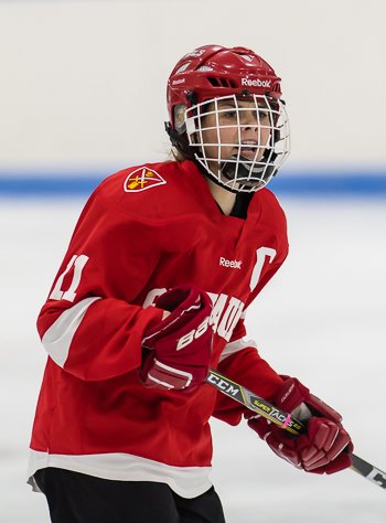 St. Paul's senior F and co-captain Gillis Frechette had 7 points (2g,5a) at the Harrington Tournament.
